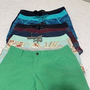 5 Patagonia board shorts all size 4